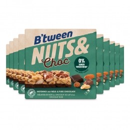 10xHeroBtweenNutsChocNotenmixChocoladeMelkPuur3x32gr