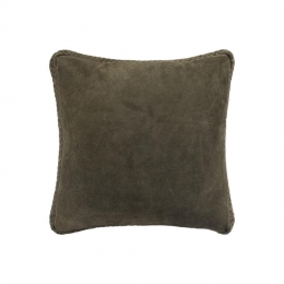 PTMDSukyGreenSuedeLeatherCushionSquareS