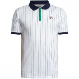 PoloShirtKorteMouwFilaBB1ClassicVintageGestreeptPoloshirt