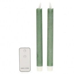 AnnaapossCollectionLEDdinerkaarsen-2x-jadegroen-23cm