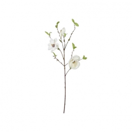 KunstMagnoliaWitmetgroeneblaadjes85cm