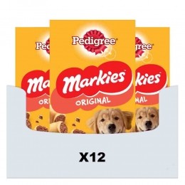 12xPedigreeMarkiesOriginalHondensnacksVlees500gr