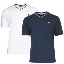 DonnayDonnayHeren-2-Pack-T-ShirtJason-WitampDonkerblauw