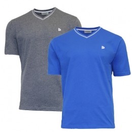 DonnayDonnayHeren-2-Pack-T-ShirtJason-DonkergrijsampKorenblauw