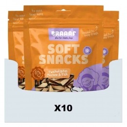 10xBraaafTwistedBitesHondensnackKip-Vis85gr