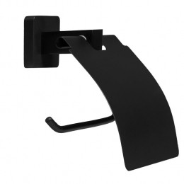 QUVIOToiletrolhouderstaal-Zwart