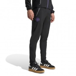 adidasManchesterUnitedVisTechTrainingsbroekZwartPaars