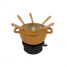 CosyTrendyFonduesetFontesticGietijzerAmberGold-18cm