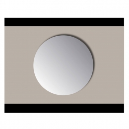 SpiegelRondSanicareQ-mirrorsZonderOmlijsting75cmPPGeslepen