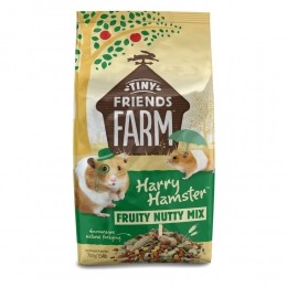 6xTinyFriendsFarmHarryHamsterFruityNuttyMix700gr