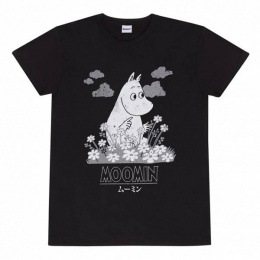 DeMoominsFlowersJapaneseHerenT-shirtMOO08997TSB