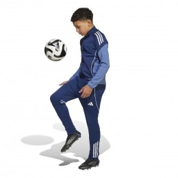 adidasTiro25CompetitionTrainingspakFull-ZipKidsDonkerblauwWit