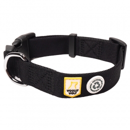 WOOLLYWOLFHondenhalsbandAdventurezwartMaat25-35