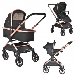 LorelliReyaBlack3-in-1KinderwageninclAutostoel1002195-2401