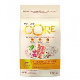 WellnessCoreKattenvoerSterilisedKip-Kalkoen4kg
