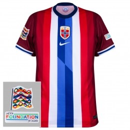 NoorwegenShirtThuis2024-2025NationsLeagueBadges-XXL