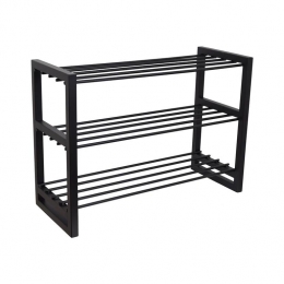 LOFT42HallDubbelschoenenrek-Metaal-Zwart