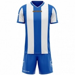 GivovaVoetbaltenueShirtmetShortsKitCatalanoblauwwit