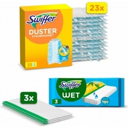 SwifferDuster23Navullingen3VochtigeVloerdoekjes