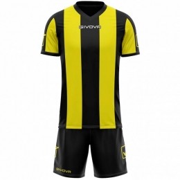 GivovaVoetbaltenueShirtmetShortsKitCatalanogeelzwart