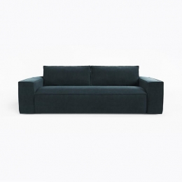 Expressslaapbankdunlopillopauwblauwfluweel160cm