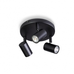 ETHTheCommon-Spot-GU10-3Lichtbronnen-Zwart