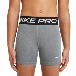 NikeProSlidingbroekjeMeisjesGrijsZwartWit