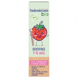 6xVademecumBioTandpastaAardbei1-6jaar50ml