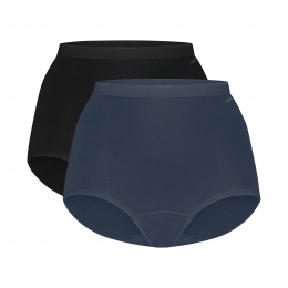 Limitededitionhighwaistzwartenblauw2packmaatXL
