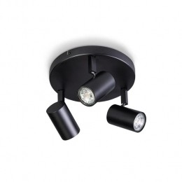 ETHTheCommon-Spot-GU10-3Lichtbronnen-Zwart