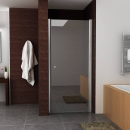 BWSDouchedeurProfiel90x202cm8mmNANOCoatingglasNisdeur