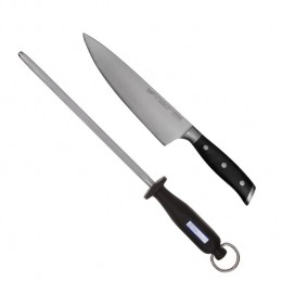 DiamantSabatierIntegrakoksmes20cmaanzetstaal23cm-RVSPOM