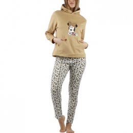 PyjamasnachthemdenAdmasPyjamaoutfitbroekmetcapuchontopMinnieLeopardoDisney
