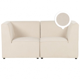 Beliani-LEMVIG-Tweezitsbank-Lichtbeige-Corduroy