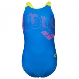 Arena-GirlsTalesSwimsuitVBack-Badpakmaat116blauw