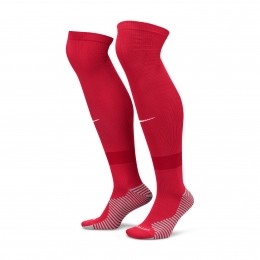 NikeStrikeVoetbalsokkenRoodWit