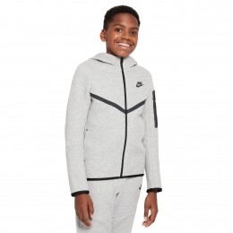 NikeTechFleeceSportswearVestKidsLichtgrijsZwart