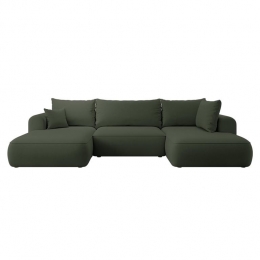 NADUVICollectionPhilipaU-bankRechtsmetSlaapfunctie-Velvet-Donkergroen