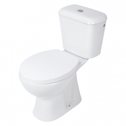 ToiletpotDiffernzStaandMetAOUitgangInclusiefToiletbrilWit