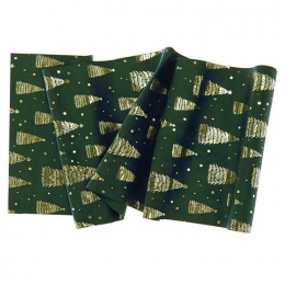 UniqueLiving-DecofabricXmasTree-28x300cm-DarkGreen