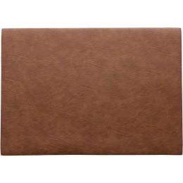 ASASelectionPlacemat-VeganLeather-Caramel-46x33cm