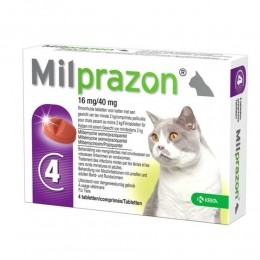 MilprazonOntwormingTablettenGroteKat4stuks