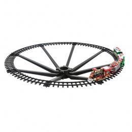 Kersttrein-Elektrisch-Batterijen-89cm-Zwart