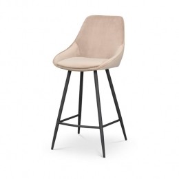 RowicoHomeSierravelvetbarkrukbeige-67cm