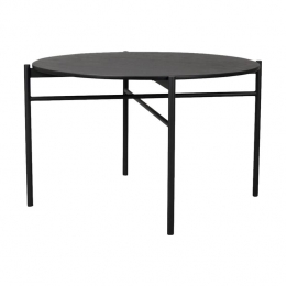 RowicoHomeSkyeRondeHoutenEettafel120cm-Zwart