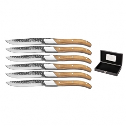 BlackwellSteakmessenLaguiole-RawBlack-Olijfhout-6Stuks