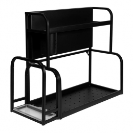 QUVIOKeukenrekdeluxeaanrecht-Zwart