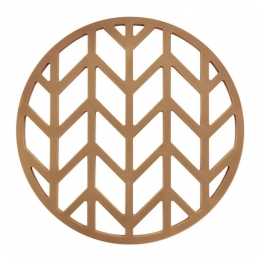 KrumbleSiliconenpannenonderzetterrondmetpijlenpatroon-Bruin