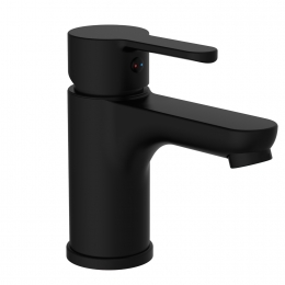 SchutteWastafelkraanDenverMatZwartmetWaste