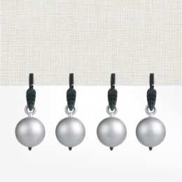 d-c-fixTafelkleedGewichtjes-6x6cm-Grijs-Kogel-4stuks